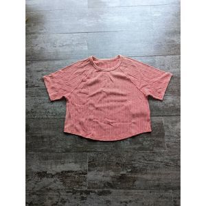 FREE PEOPLE Cropped Top Stripe Patterned